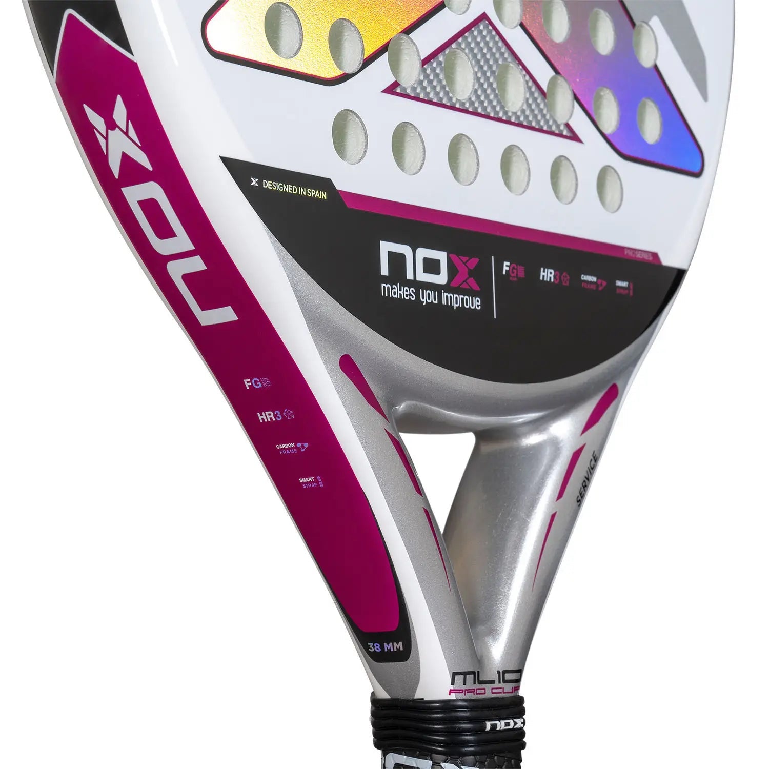 Padelio Raketė Nox ML10 Pro Cup Silver 2025 - Servuok