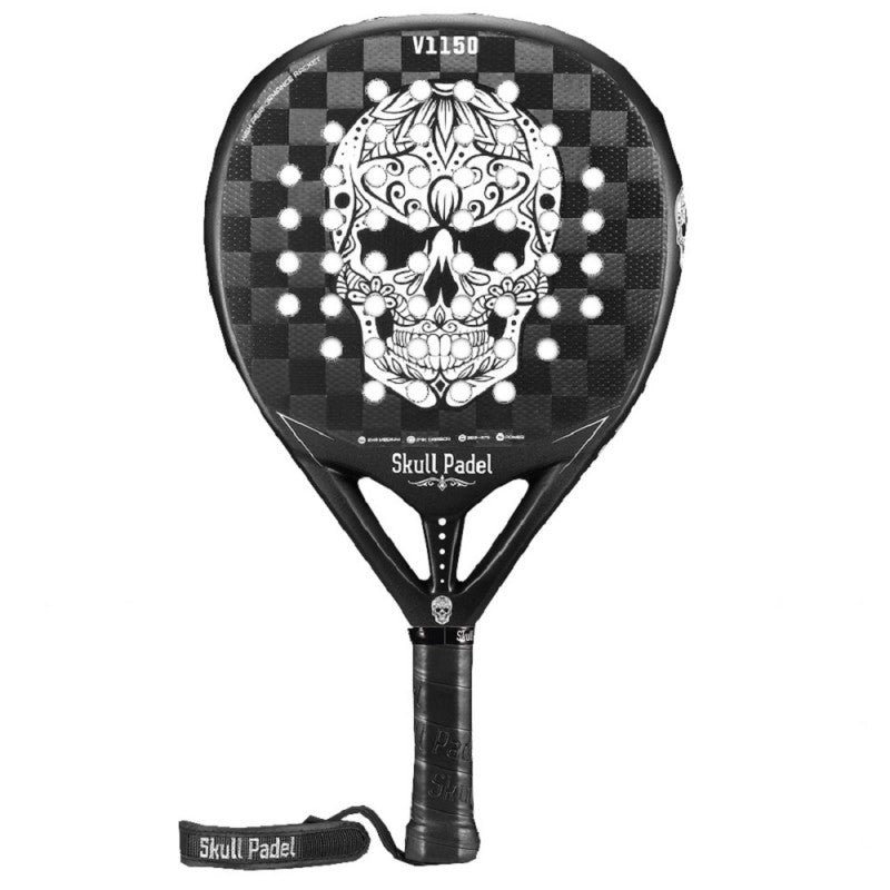 Padelio Raketė Skull Padel V1150 - BLACK SKULL 24K - Servuok
