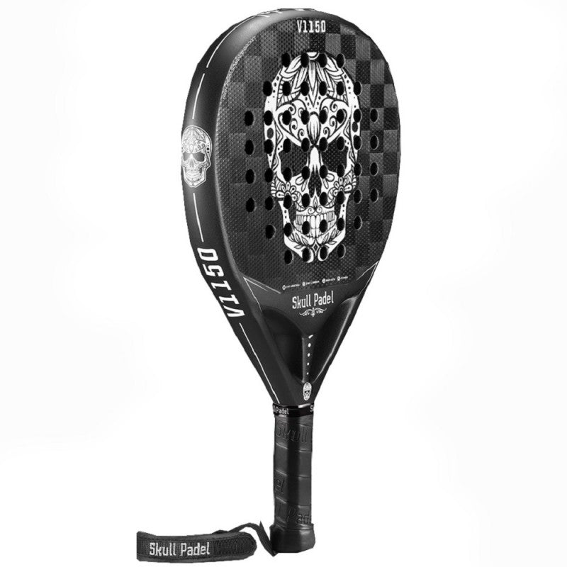 Padelio Raketė Skull Padel V1150 - BLACK SKULL 24K - Servuok
