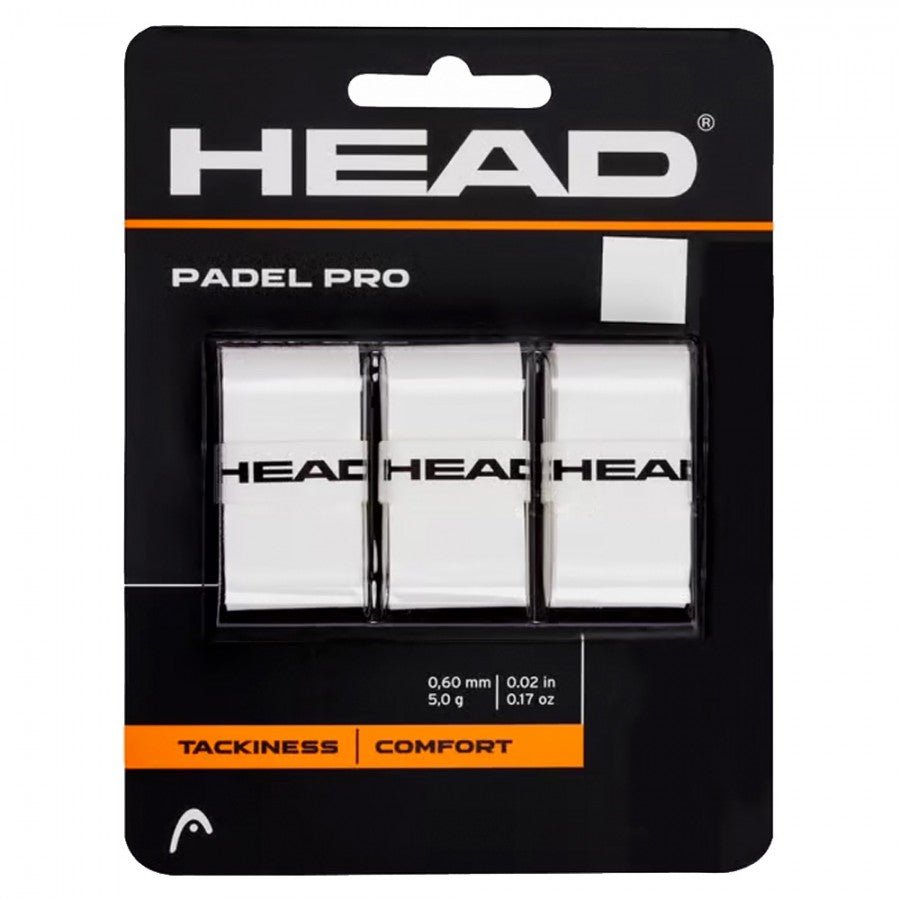 Padelio Apvijos Head Padel Pro Perforated x3 Juoda/Balta - Servuok