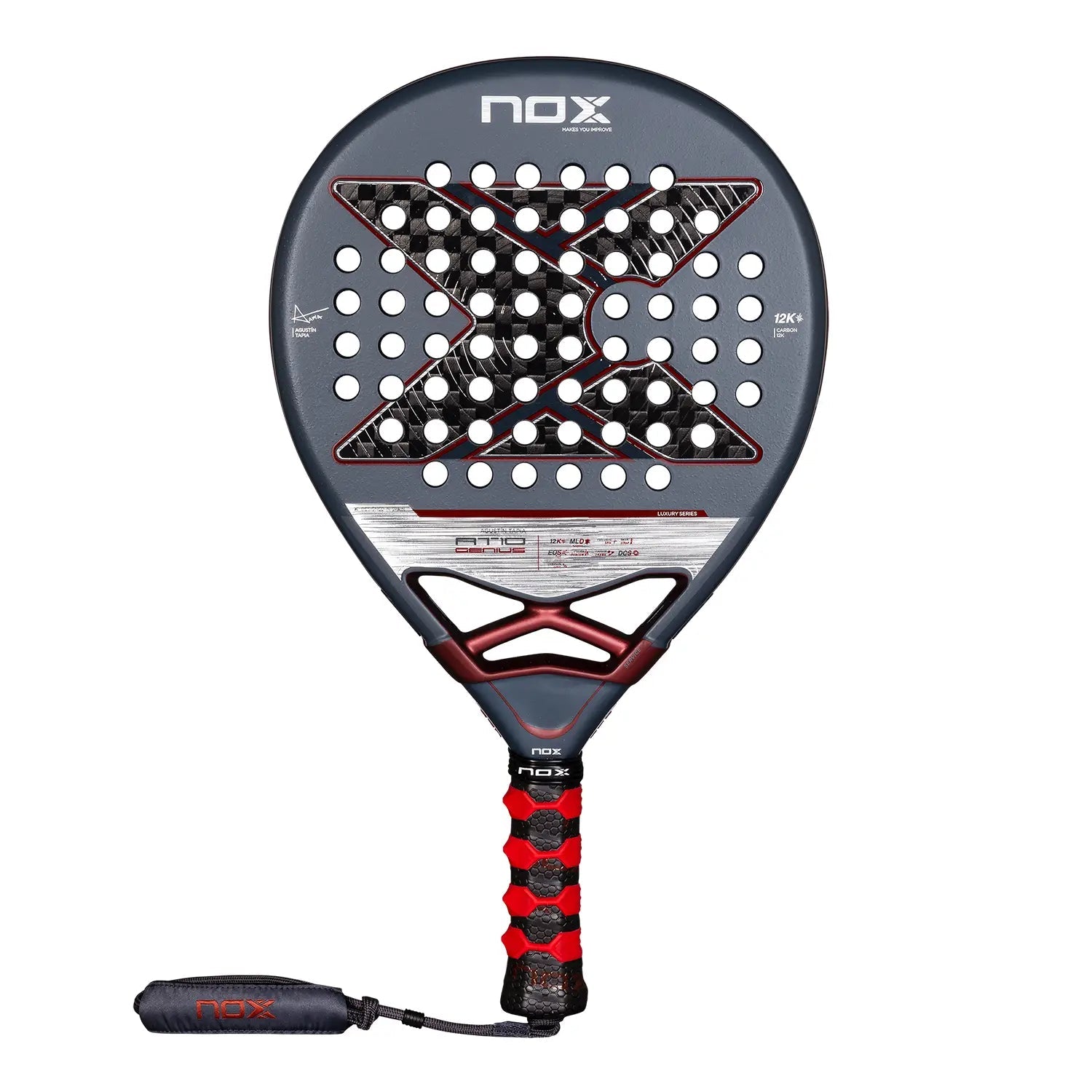 Padelio Raketė Nox AT10 Genius 12K 2025 - Agustin Tapia - Servuok