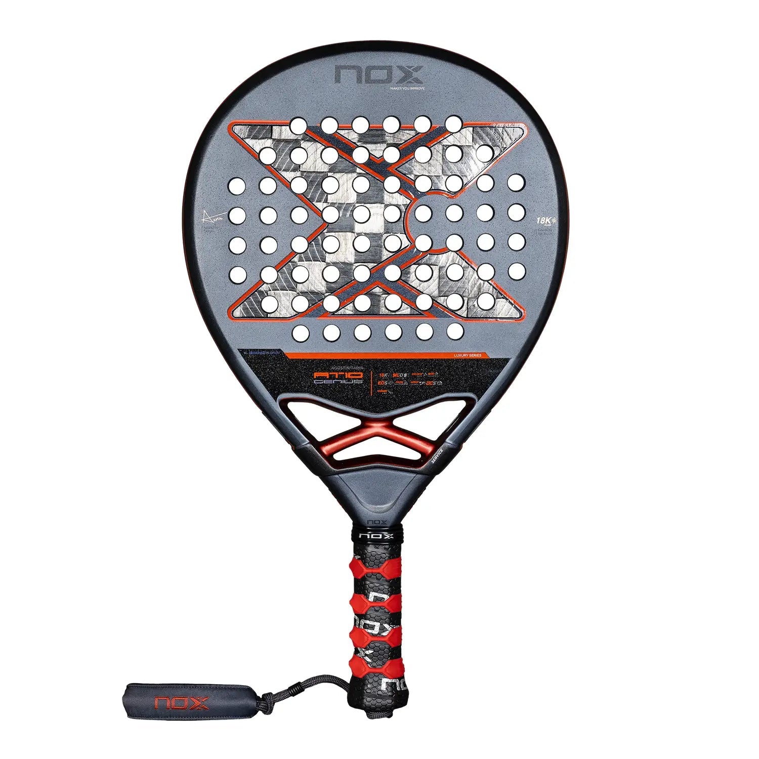 Padelio Raketė Nox AT10 Genius 18K Alum 2025 - Agustin Tapia - Servuok
