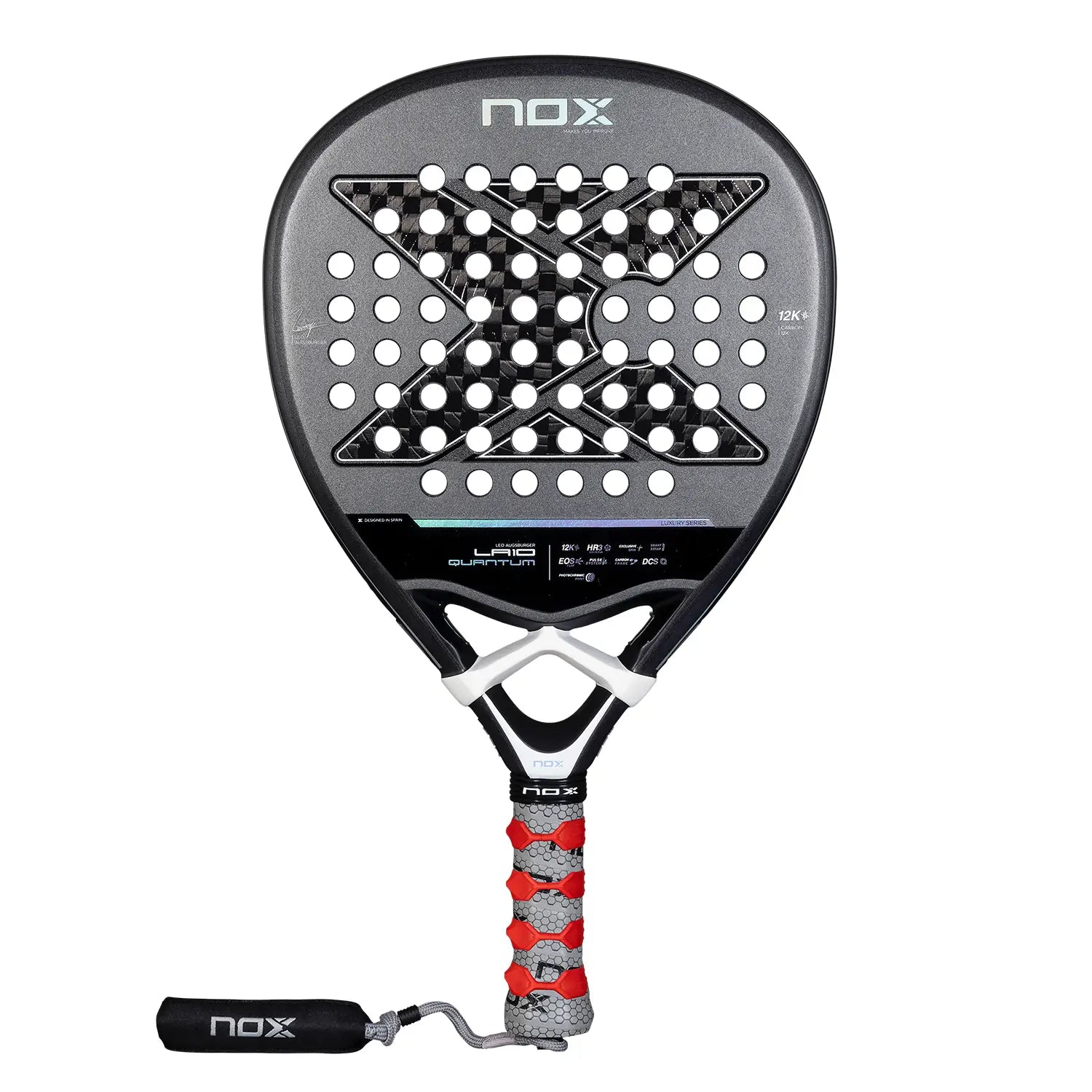 Padelio Raketė Nox LA10 Quantum 12K 2025 - Leo Augsburger - Servuok