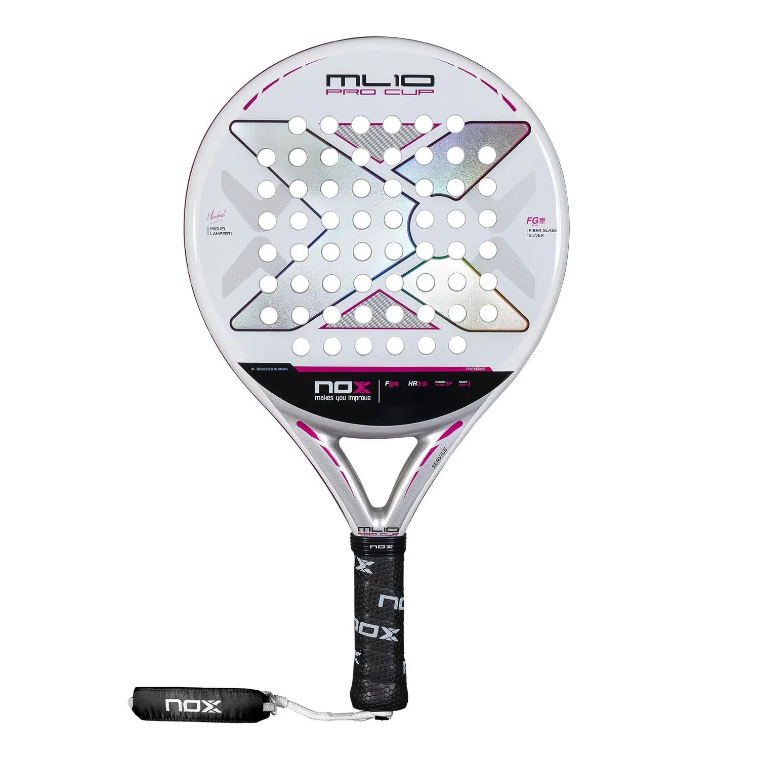 Padelio Raketė Nox ML10 Pro Cup Silver 2025 - Servuok